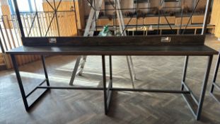 Metal High Tables x2