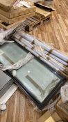 1x Pallet Of Glass Shelving