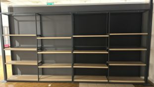Metal Wall Shelving Units & Wooden Display Shelves