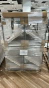New Wrapped Metal Display Frame With Shelves x2