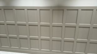 Run Of Grey Wood Pannelling
