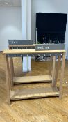 Wooden Hanging Display Stands x2