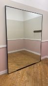 Glass Metal Framed Mirror