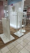 White Retail Displays x3