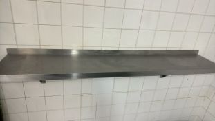 Stainless Steel Shelving x2