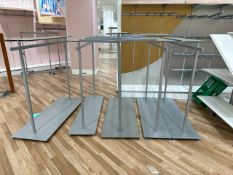 Glass Top Metal Hanging Display x5