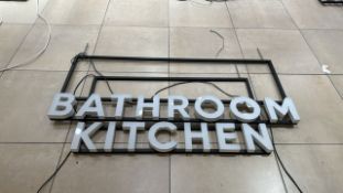 LED Lights & Metal Frame x2