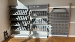 Grey Wall Display Units