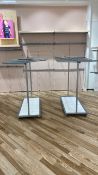 2x Hanger Retail Display Stands