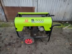 Pramac S5000 Petrol Generator £2000 RRP - untested & NO RESERVE