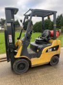 2018 CATERPILLAR 1.8 Tonne Gas Forklift Truck (Container) Triple Mast