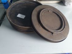 Cast MerryChef Turntable Enamel Cast Pan x5