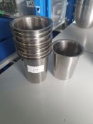 Stainless Steel Cups x10