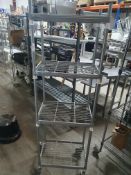4 Tier Wire Racking On Castors