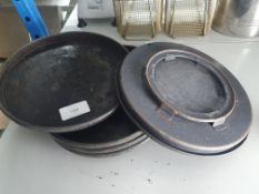 Cast MerryChef Turntable Enamel Cast Pan x5