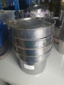 Bain Marie Pots & 1 Lid x4