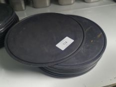 Polycarbonate Slate Effect Cake Plates x10