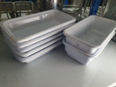 Ceramic 1/3 Gastronomes x7