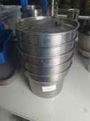 Bain Marie Pots & 1 Lid x5