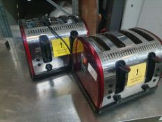 Russell Hobs Red Toasters x2