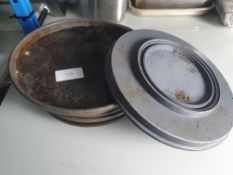 Cast MerryChef Turntable Enamel Cast Pan x5