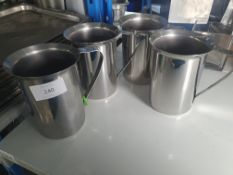 Milk Steaming Jugs x4