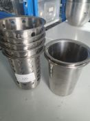 Stainless Steel Cups x10