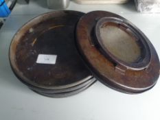 Cast MerryChef Turntable Enamel Cast Pan x5