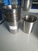 Stainless Steel Cups x10