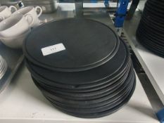 Polycarbonate Slate Effect Cake Plates x10