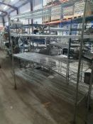4 Tier Wire Racking On Castors
