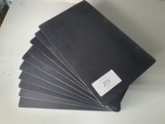 Slate Effect Chilled Display Plates x10