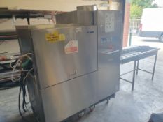 Meiko K160 PI Convayor Rack Dishwasher With Convayor Feed Table and Osmosis Unit