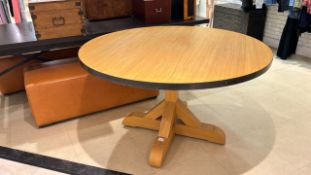 Round Wooden Table