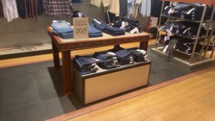 Retail Display Table & Display Bench