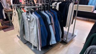 Metal Hanging Rails x4