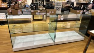 Glass Display Shelves x8