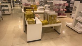 Nest of 3 Tables x2 & Display Cabinet x1