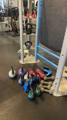 Various Kettlebells & Dumbells