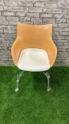 Wood Kartell chairs