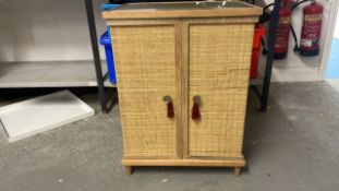 Wooden Cabinet With Detailed Front