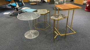 1 kartell side table 3 PL side tables
