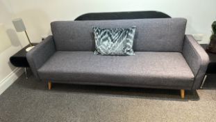 Grey 3 seater sofa