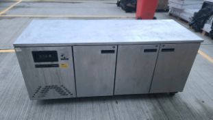 3 Door Counter Fridge