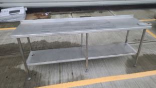 Catering Table With Shelf