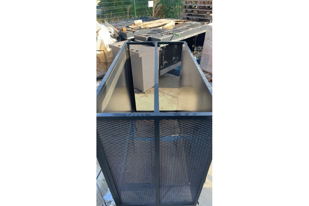 Black Metal Shelving Unit - Image 3 of 5
