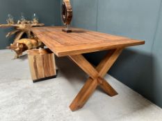 Recycled Teak Dining Table