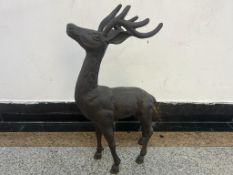 Cast Iron Deer Statue