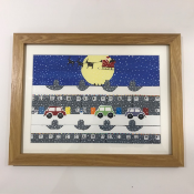 Original Painting By Gordon Barker 'Christmas Delivery'