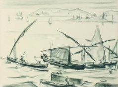 Gelbke, Georg Hermann. Boote Spalato (Split-Dalmatien)